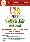 GV Liedertafel: Jahreskonzert - 170 Jahre