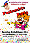 GV Liedertafel - Fastnachtsparty